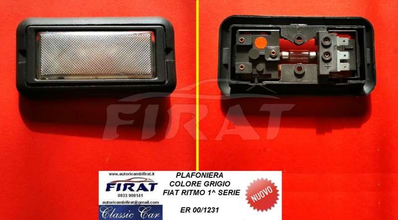 PLAFONIERA FIAT RITMO 1 SERIE GRIGIA